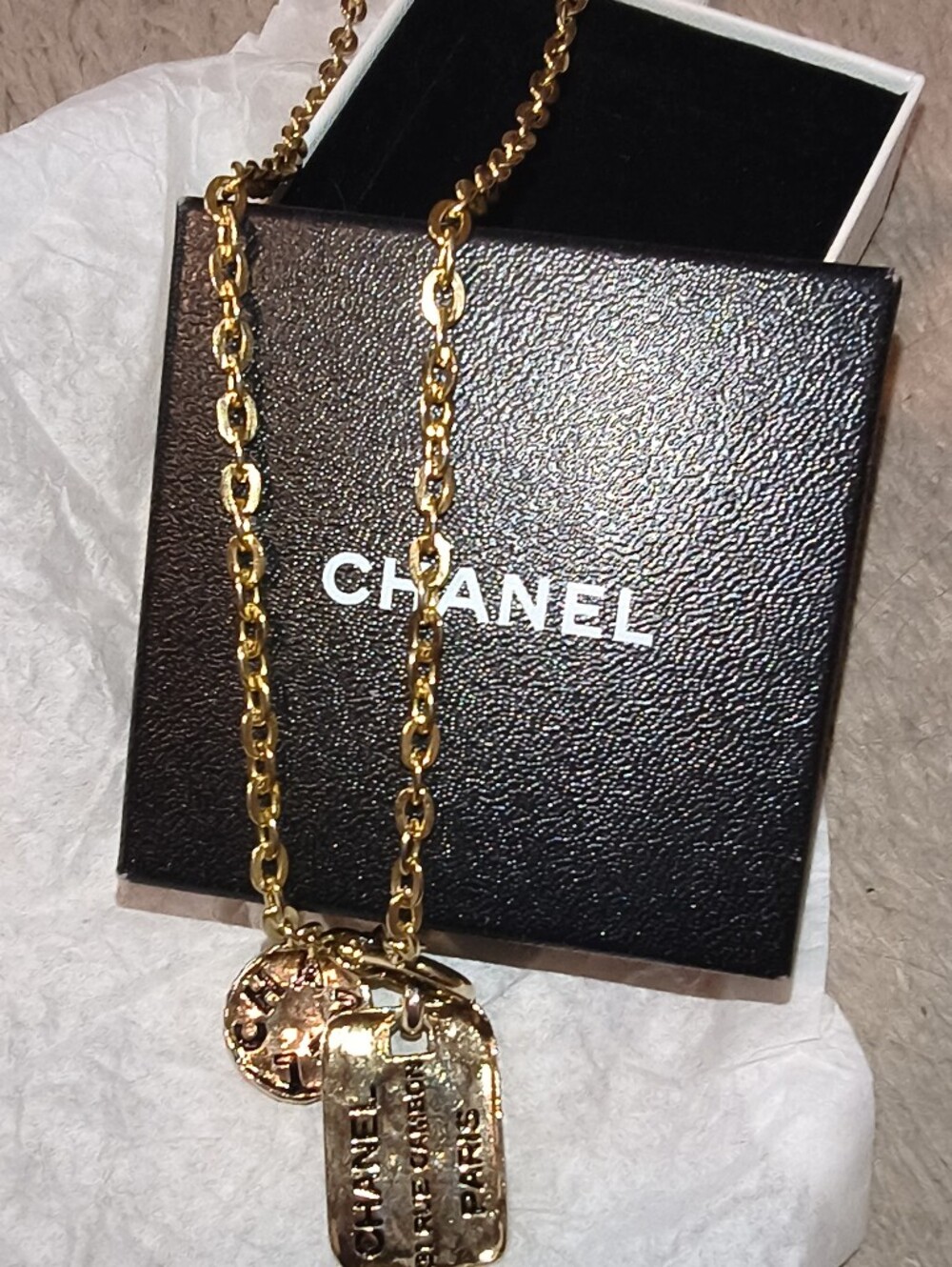 Chanel 31 Rus Cambon Pendant Medallion Necklace